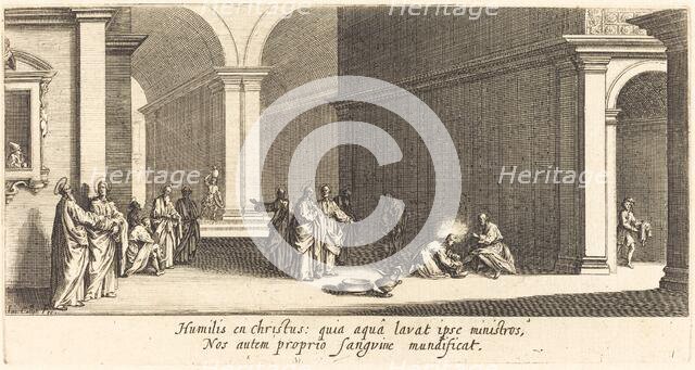 Christ Washing the Apostles' Feet, c. 1618. Creator: Jacques Callot.
