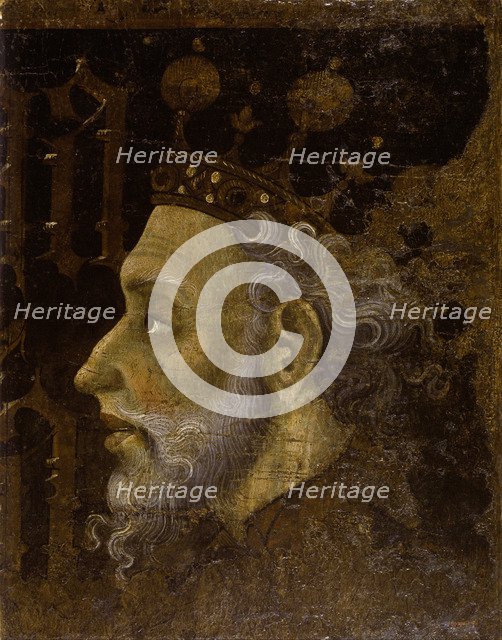 Alfonso V (1396-1458), King of Aragon. Artist: Mateu, Jaume (before 1402-after 1452)