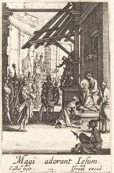 The Adoration of the Magi, in or after 1630. Creator: Jacques Callot.
