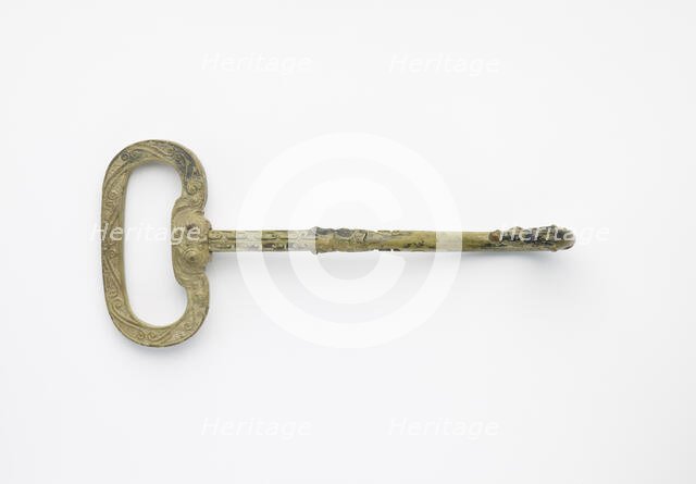 Hinged garment hook with dragon, Late Eastern Zhou dynasty, 5th-4th century BCE. Creator: Unknown.