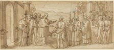 The Meeting of San Carlo Borromeo and San Filippo Neri, c. 1600. Creator: Unknown.