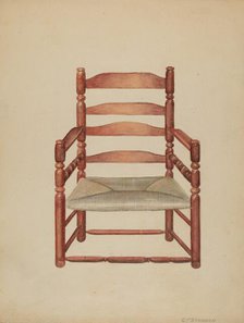 Chair, 1935/1942. Creator: Gordon Sanborn.