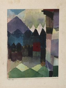 Föhn im Marc'schen Garten, 1915. Creator: Klee, Paul (1879-1940).