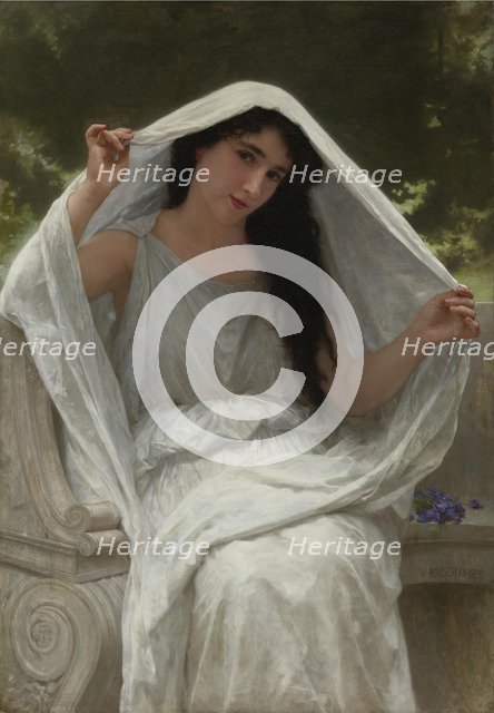 Veil. Artist: Bouguereau, William-Adolphe (1825-1905)