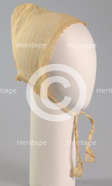 Cap, American, ca. 1850. Creator: Unknown.