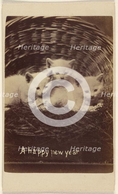 A happy new year, about 1865. Creator: Henry Pointer.