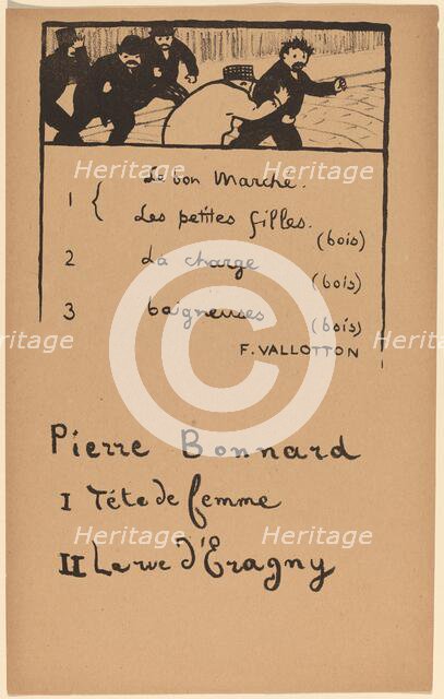 The Pursuit, 1893. Creator: Félix Vallotton.