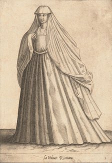 La Vedova Romana, ca. 1580. Creator: Attributed to Pietro Bertelli.