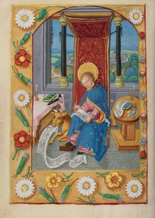 Saint Luke; Book of Hours, early 16th century. Creator: Unknown.