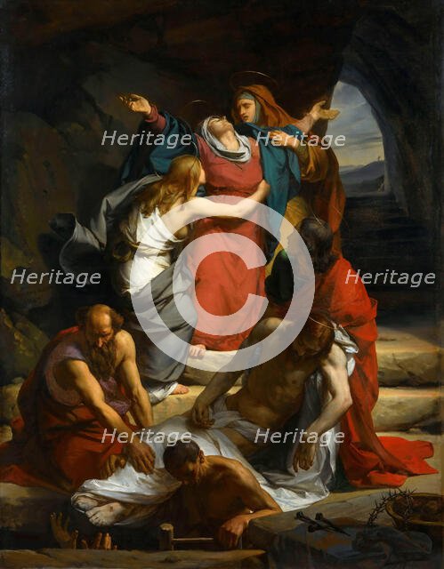 Swoon of the Virgin, 1845. Creator: Hesse, Nicolas-Auguste (1795-1869).