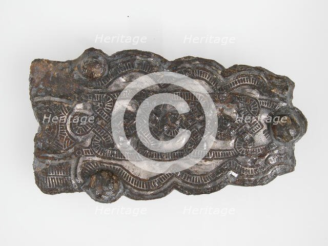 Belt Plate, Frankish, 7th century. Creator: Unknown.