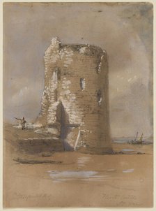 Flint Castle, early-mid 19th century. Creator: Clarkson Stanfield.