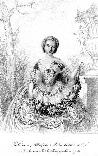 Philippine Elisabeth d'Orleans, Mademoiselle de Beaujolais. Artist: Unknown