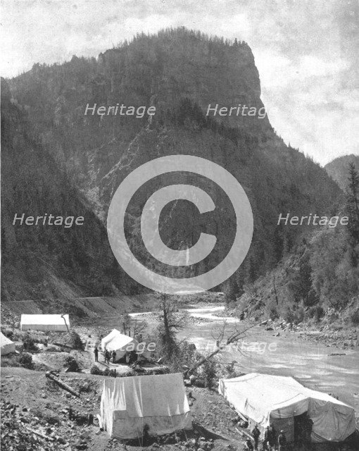 Mining Camp, Nevada, USA, c1900. Creator: Unknown.