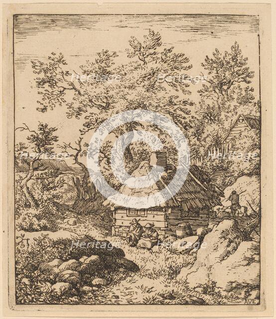 Landscape with Millstone near a Cask, probably c. 1645/1656. Creator: Allart van Everdingen.