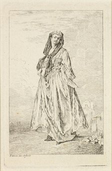 Figures de modes, c. 1710. Creator: Jean-Antoine Watteau.