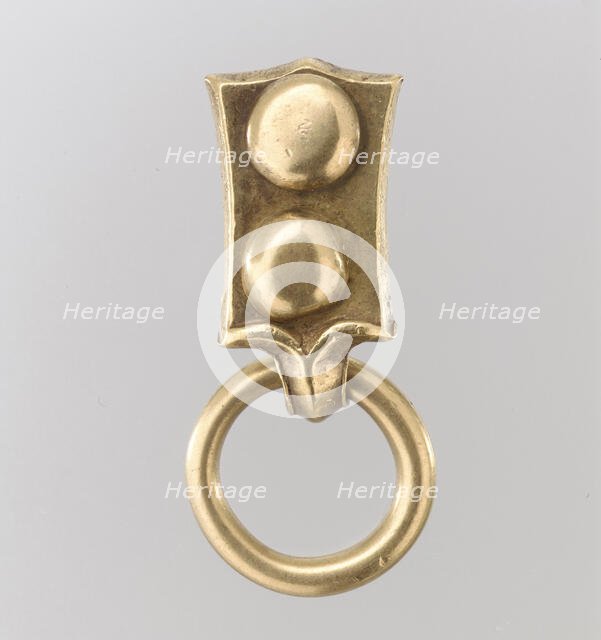 Gold Belt Mount with Loop, Avar, 700s. Creator: Unknown.