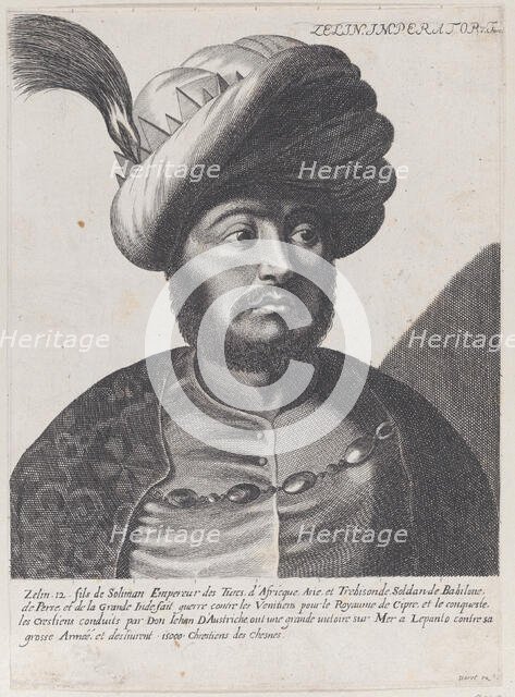 Turkish Emperor Selim II, 1624-75. Creator: Anon.