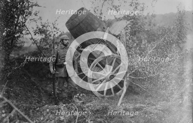 French "42 cm. gun, between 1914 and c1915. Creator: Bain News Service.