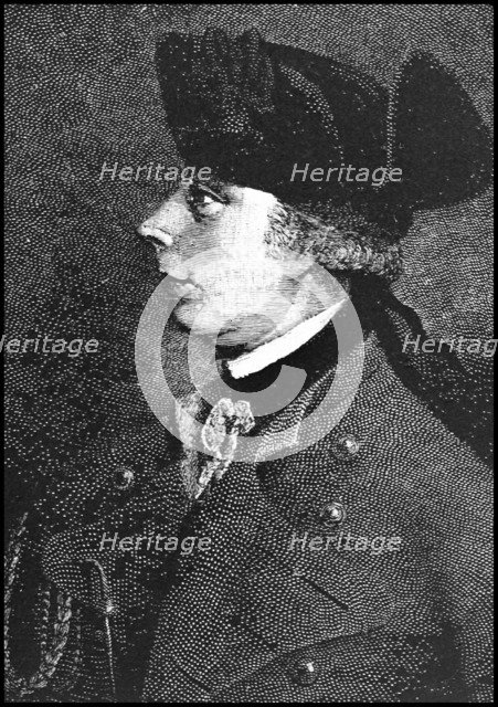 James Wolfe, 18th century British soldier.  Artist: Newton & Co