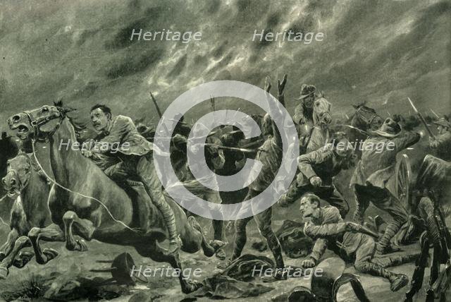 'The Mishap to the Victorians at Wilmansrust, June 12, 1901', 1902. Creator: Richard Caton Woodville II.