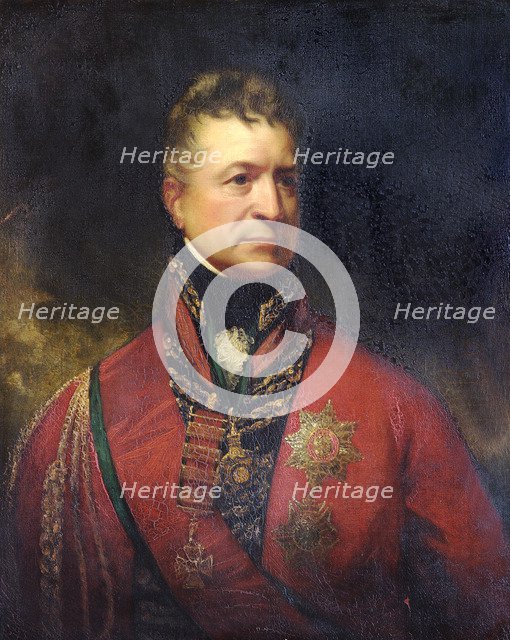 Portrait of Lieutenant-General Sir Thomas Picton, British soldier, c1815.  Artist: Sir William Beechey.