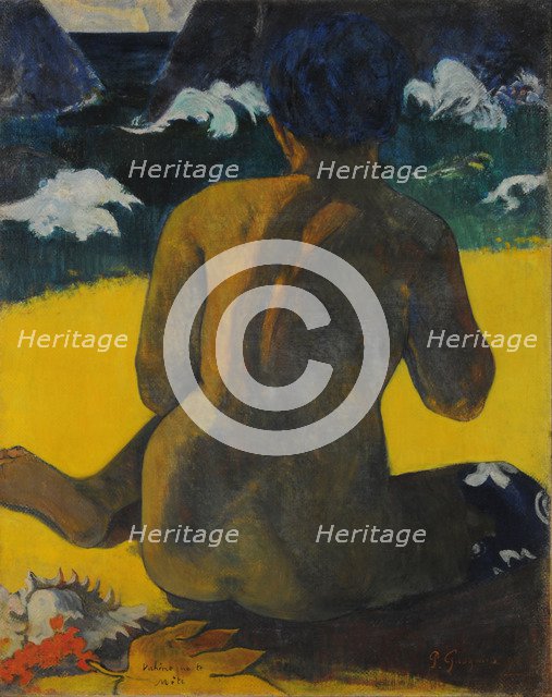 Vahine no te miti (Woman at the beach).