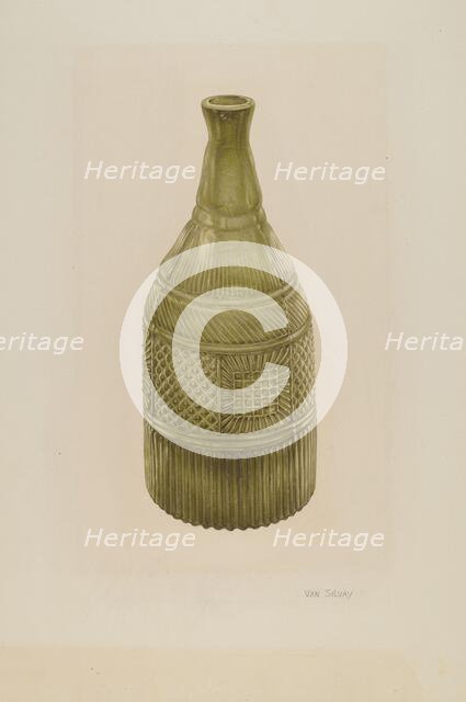 Decanter, 1939. Creator: Van Silvay.