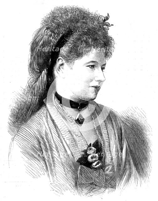 Mdlle. Ilma de Murska, 1873. Creator: Unknown.