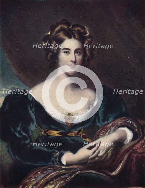 Lady Lyndhurst, c1836, (1904). Artist: Samuel Cousins