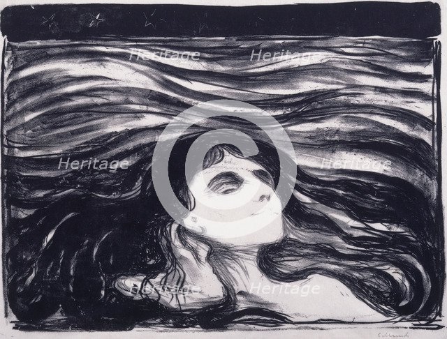 Lovers in the Waves (Elskende par i bolger), 1896.