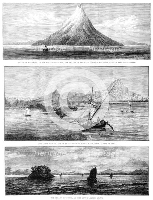 The Volcanic Eruption in the Straits of Sunda, 1883. Creator: Unknown.