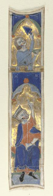 Historiated Initial (I) Excised from a Bible, 1200s. Creator: Unknown.