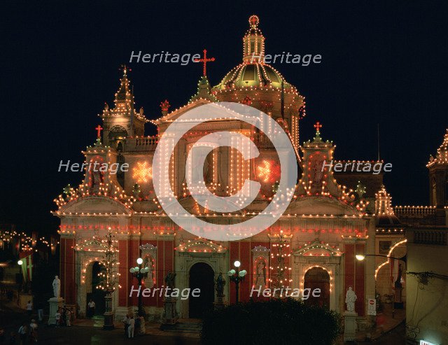St Paul's Church, Rabat, Malta. 
