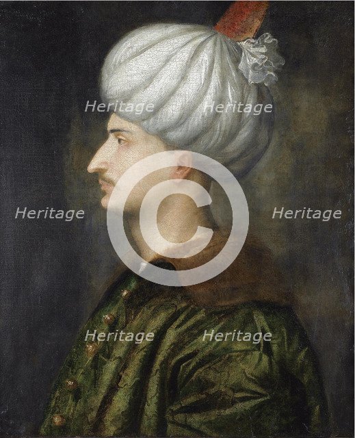 Sultan Suleiman I the Magnificent. Artist: Titian, (School)  