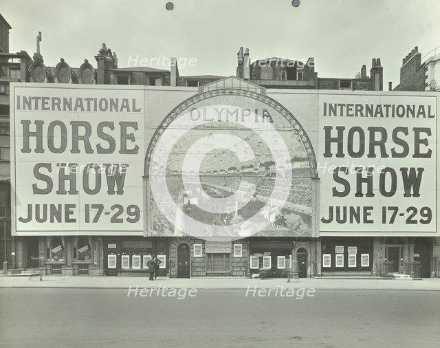 Advertisement for the International Horse Show, 114 Piccadilly, London, 1912. Artist: Unknown.