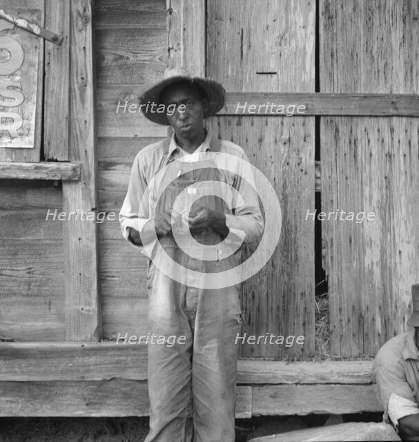 Tenant farmer, Chatham County, North Carolina, 1939. Creator: Dorothea Lange.