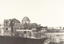 Jérusalem, Saint-Sépulcre, Vue générale, 1, 1854. Creator: Auguste Salzmann.