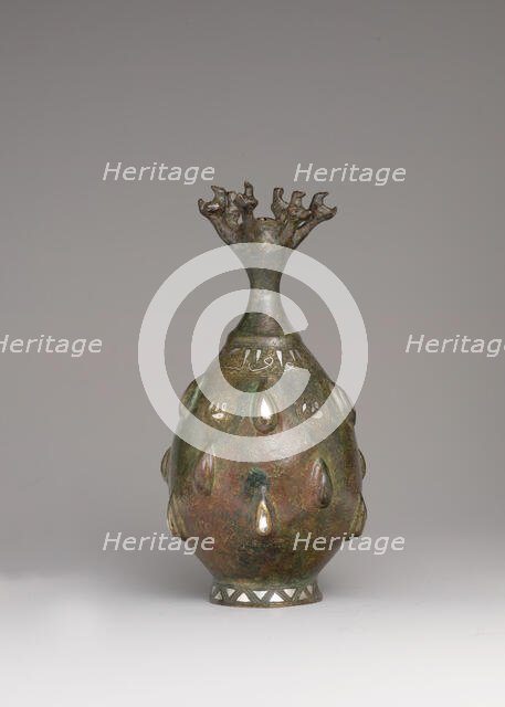 Bottle with Sprinkler Top, Iran, second half 12th century. Creator: Unknown.