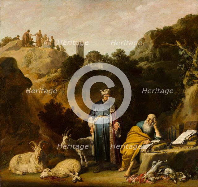Hippocrates Visiting Democritus. Creator: Claes Cornelisz. Moeyaert.