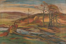 Early Spring Landscape, 1929. Creator: Alois Holub.