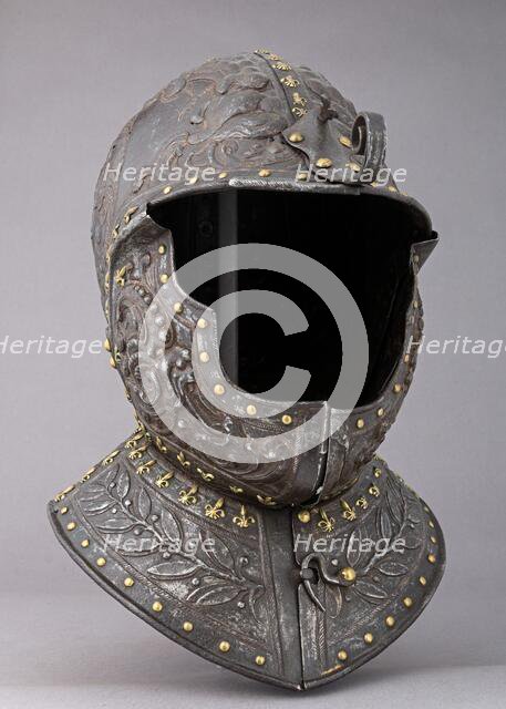 Burgonet, French, ca. 1630. Creator: Unknown.