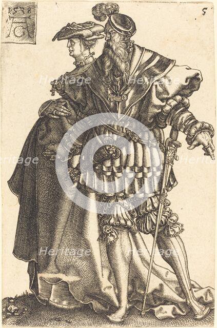 Large Wedding Dancers, 1538. Creator: Heinrich Aldegrever.