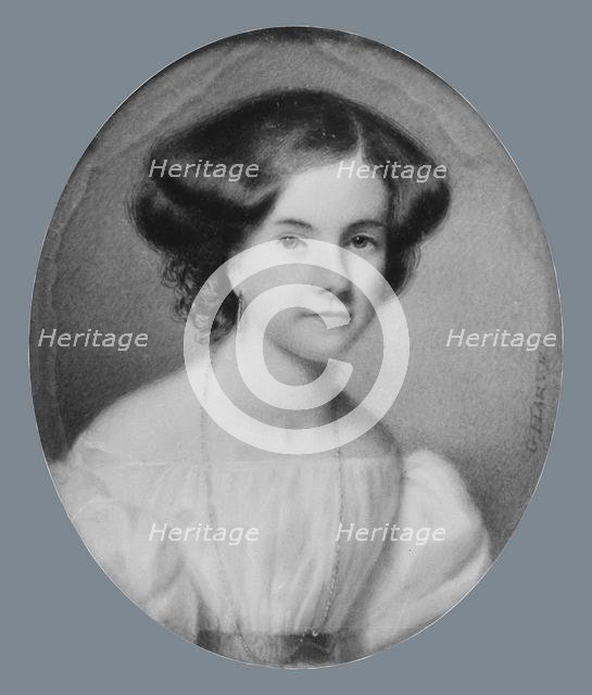 Portrait of a Lady, ca. 1830. Creator: George Harvey.
