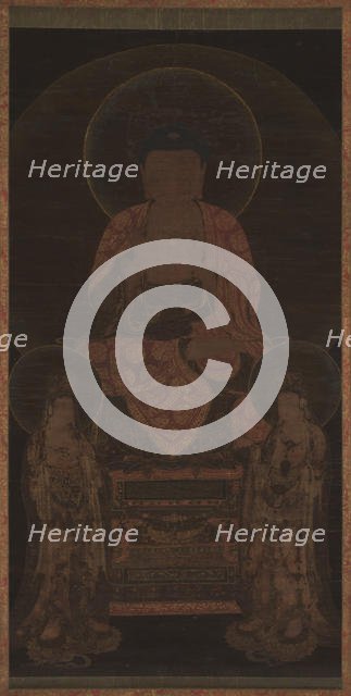 Amitabha triad, ca. 13th century. Creator: Unknown.