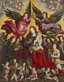 The Coronation of the Virgin, Second half of the16th cen.. Creator: Master of Portugalete (active second half of the 16th cen.).