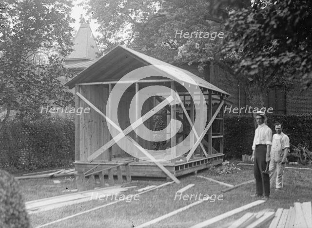 Camp, Walter, I.E, Exercise School - Bath House For Government Officials, 1917. Creator: Harris & Ewing.