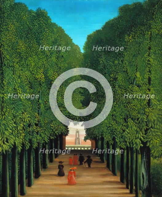 The Avenue in the Park at Saint Cloud. Artist: Rousseau, Henri Julien Félix (1844-1910)