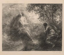 Music and Poetry, 1883. Creator: Henri Fantin-Latour (French, 1836-1904).