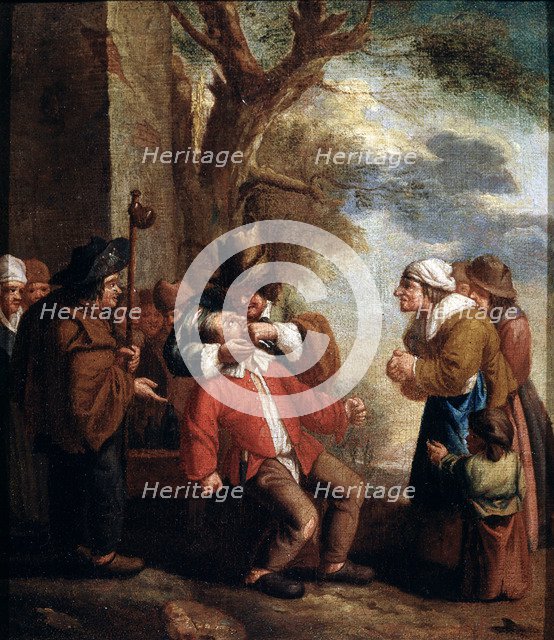 'Dentist', Pain (from the series 'The Five Senses'), 17th century. Artist: Andries Dirksz Both